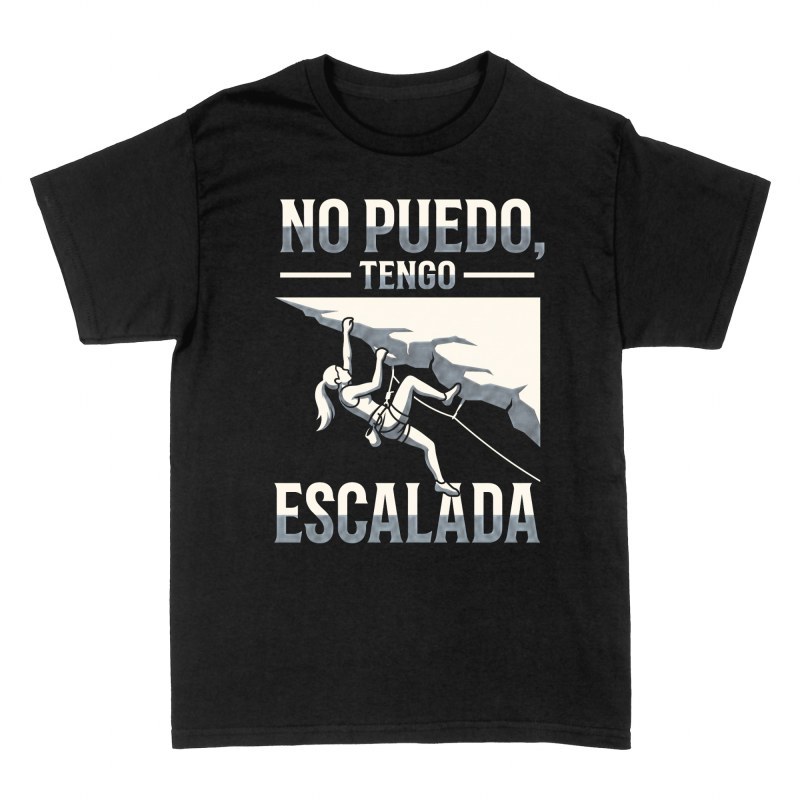 Camisetas: No puedo, tengo escalada