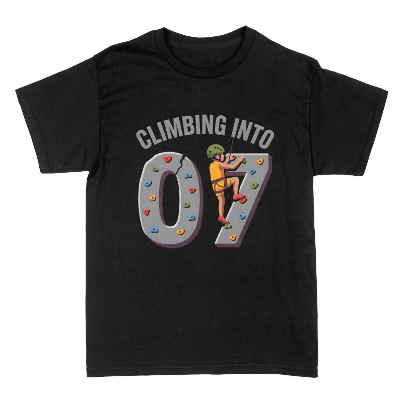 Camisetas: Escalador 7 a&ntilde;os Climbing into 07