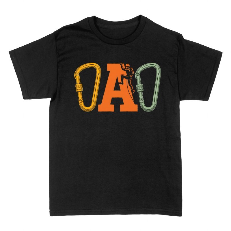 Camisetas: Pap&aacute; escalador con mosquetones Dad