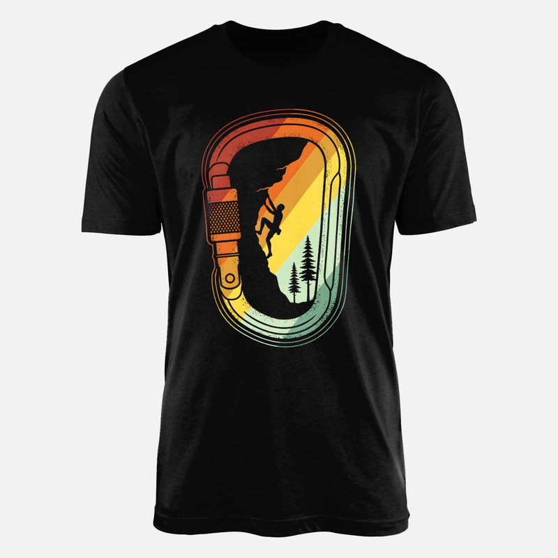 Camisetas: Escalador en mosquet&oacute;n retro