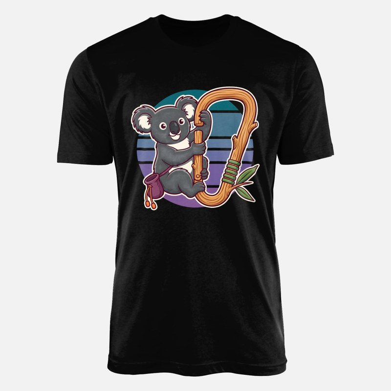 Camisetas: Koala escalador en mosquet&oacute;n