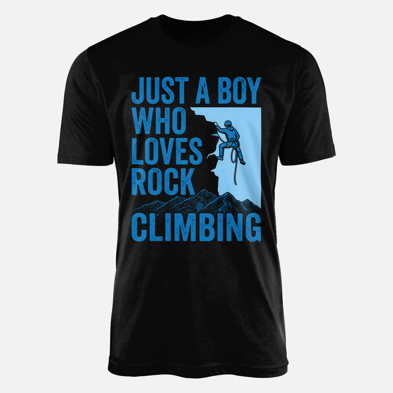 Camisetas: Chico aficionado a la escalada