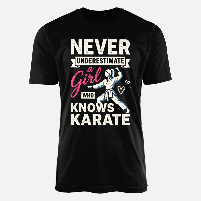 Camisetas: Chica que sabe karate
