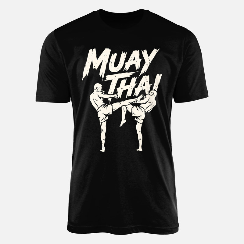 Camisetas: Combate de luchadores Muay Thai