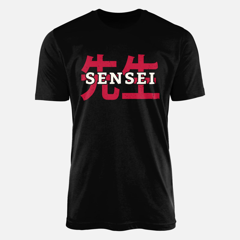 Camisetas: Kanji Sensei Maestro Japon&eacute;s