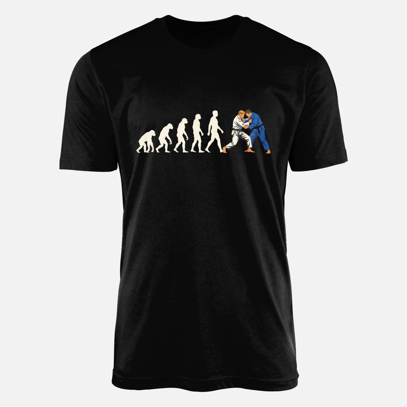 Camisetas: Evoluci&oacute;n del judo y jiu-jitsu