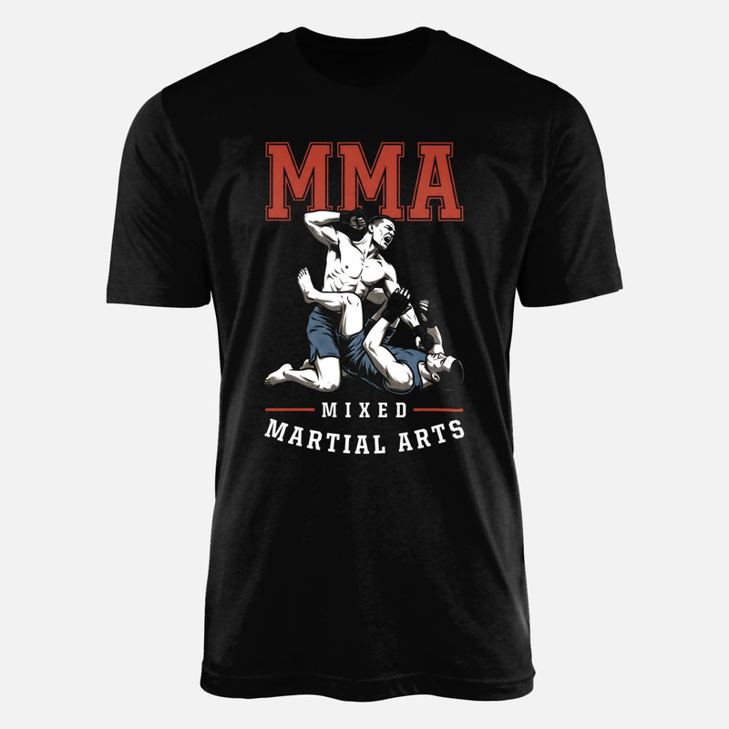 Camisetas: Luchadores de MMA en Combate