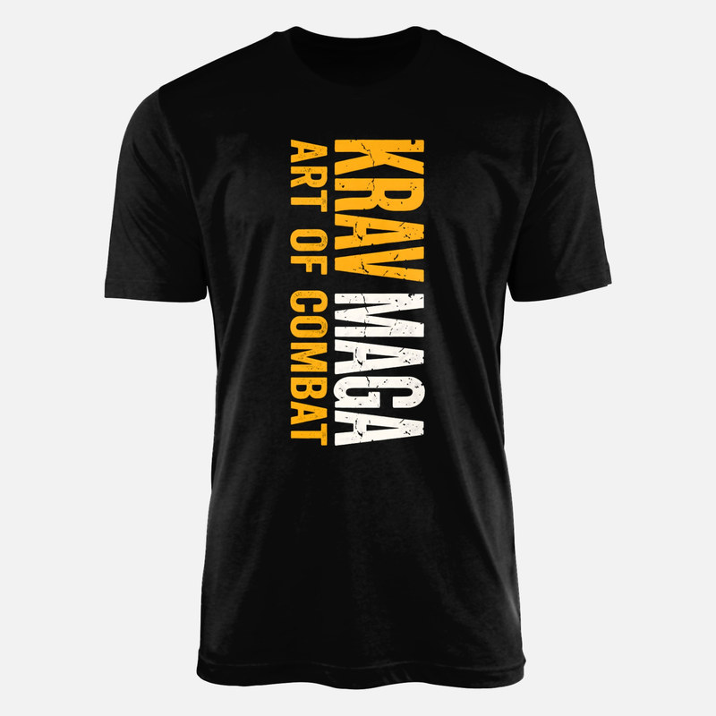 Camisetas: Krav Maga arte del combate desgastado