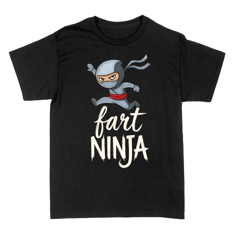 Camisetas: Ninja pedorro divertido