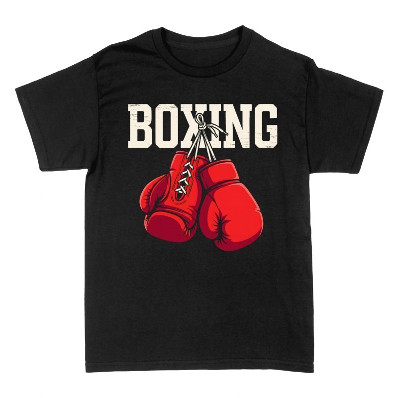 Camisetas: Guantes de boxeo rojos colgantes