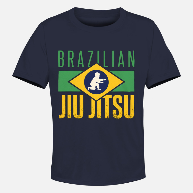 Camisetas: Ni&ntilde;o jiu-jitsu brasile&ntilde;o