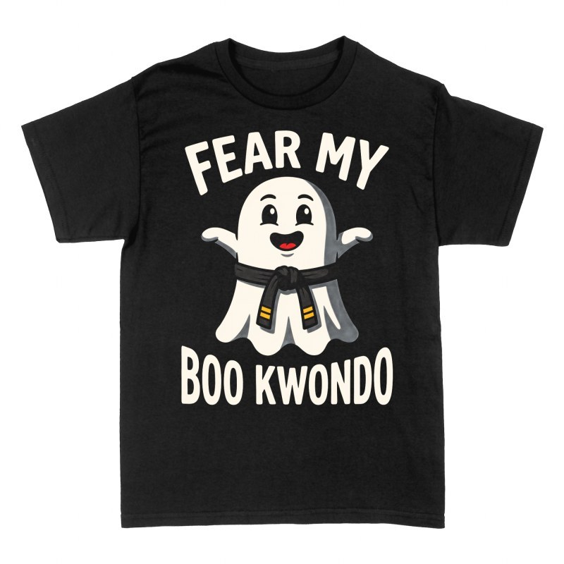 Camisetas: Fantasma cinta negra de taekwondo