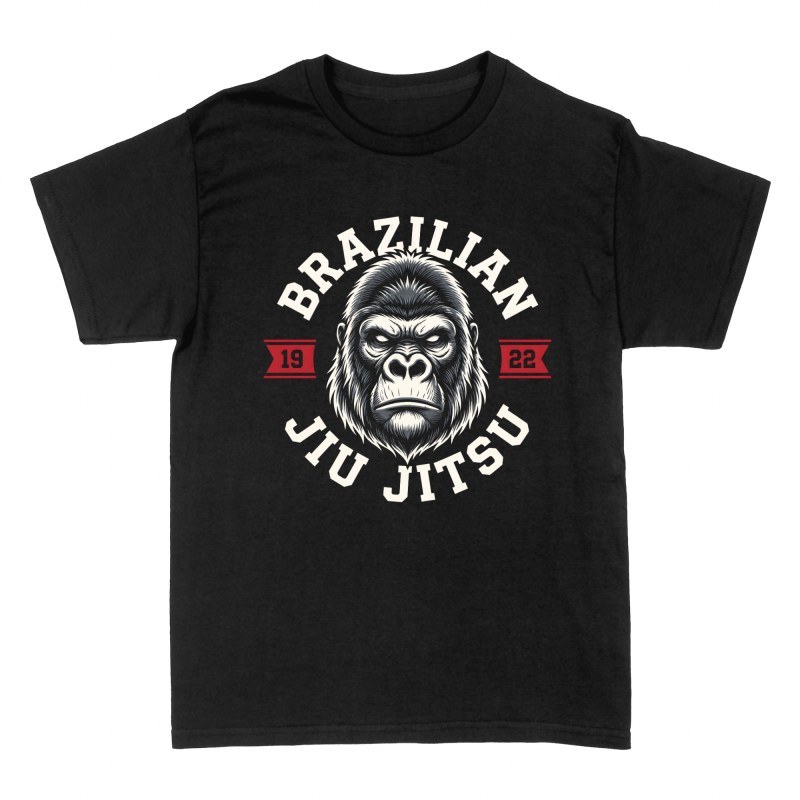 Camisetas: Gorila jiu jitsu brasile&ntilde;o 1922