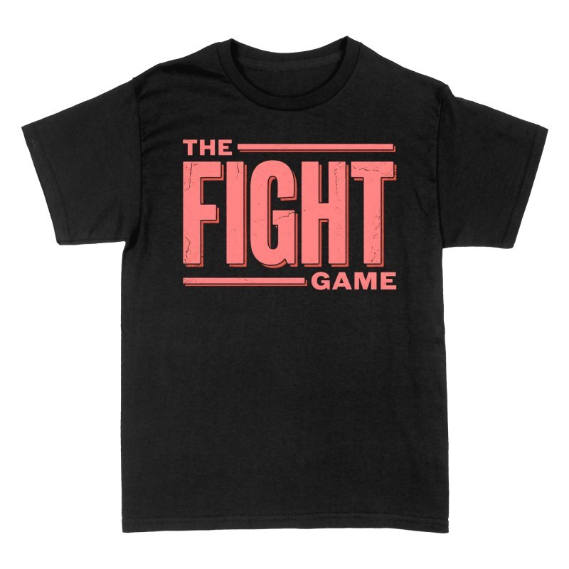 Camisetas: The Fight Game tipograf&iacute;a desgastada