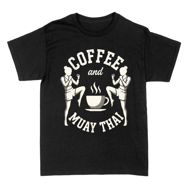 Camisetas: Caf&eacute; y Muay Thai Luchadoras