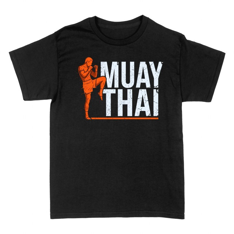 Camisetas: Luchador de Muay Thai en guardia