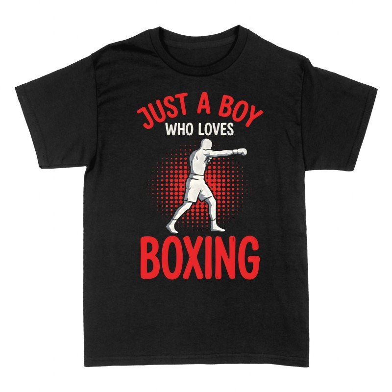 Camisetas: Chico que ama el boxeo