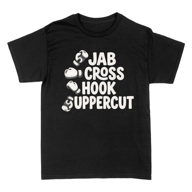 Camisetas: Combinaci&oacute;n de golpes de boxeo