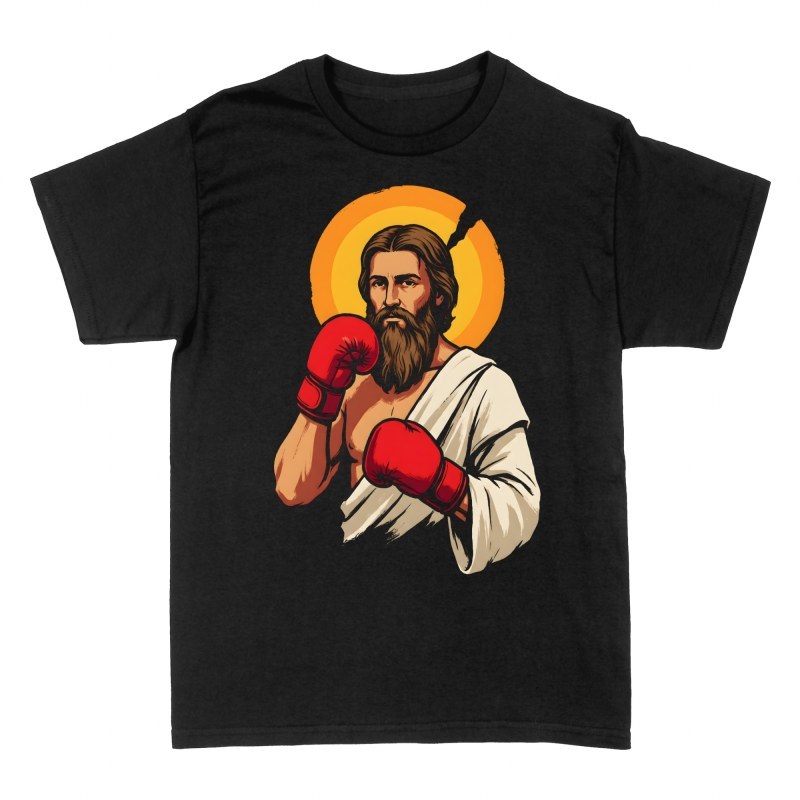 Camisetas: Jesucristo boxeador