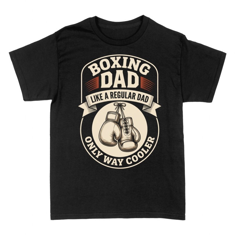 Camisetas: Pap&aacute; boxeador guantes vintage