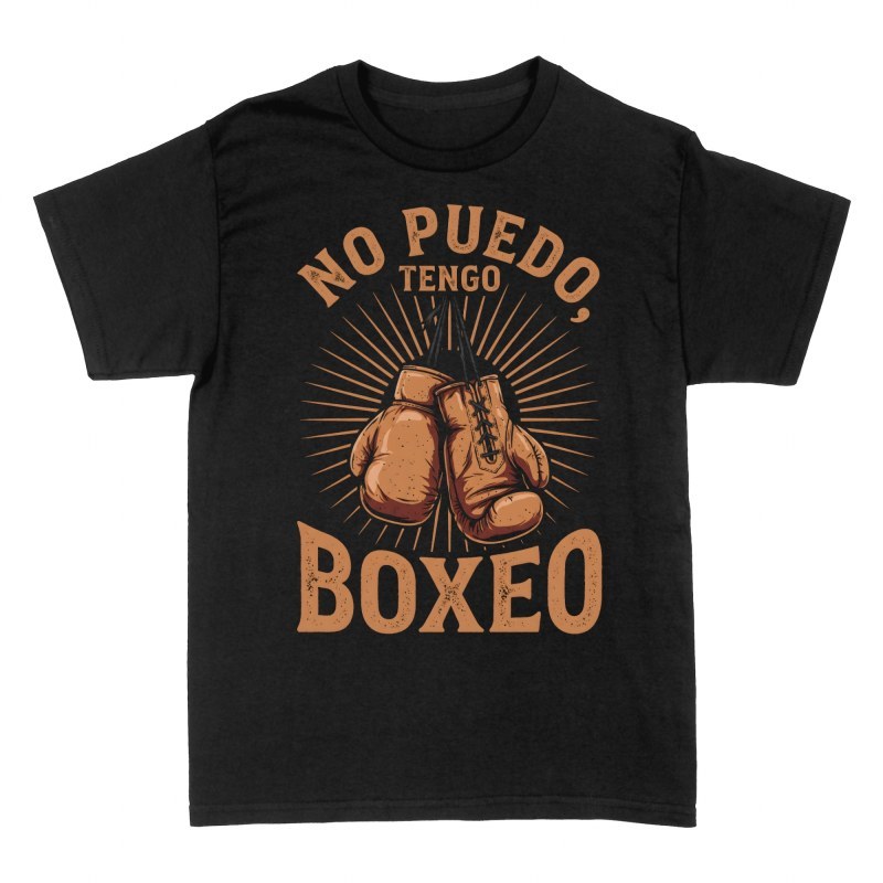 Camisetas: No puedo, tengo boxeo