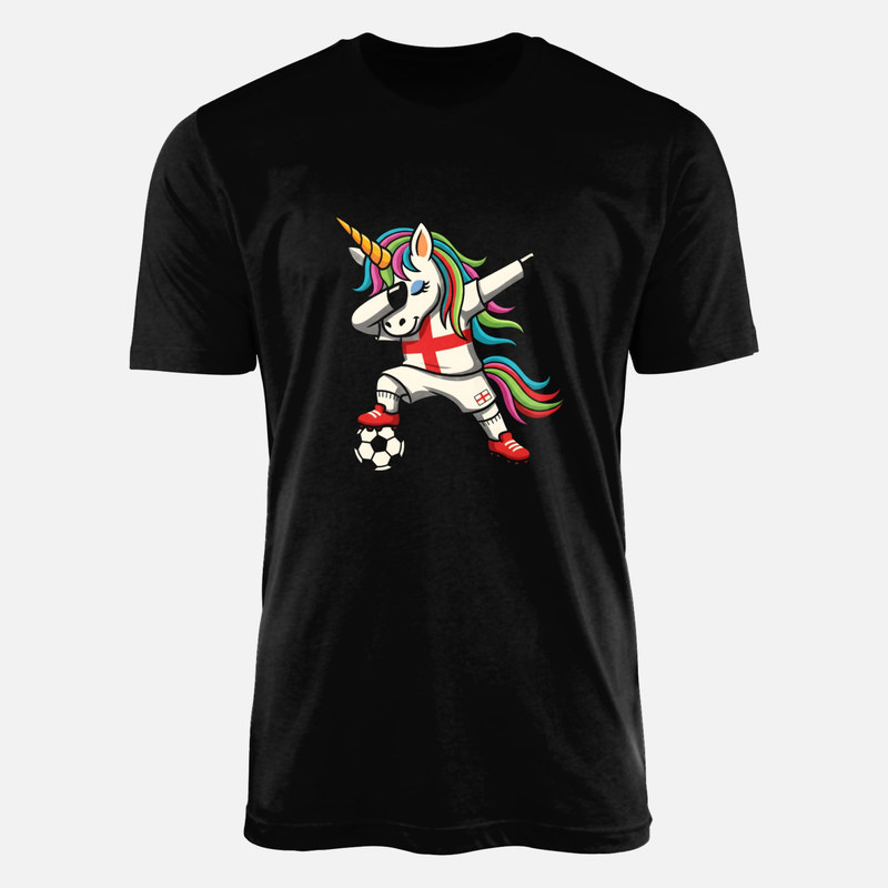 Camisetas: Unicornio dabbing de Inglaterra