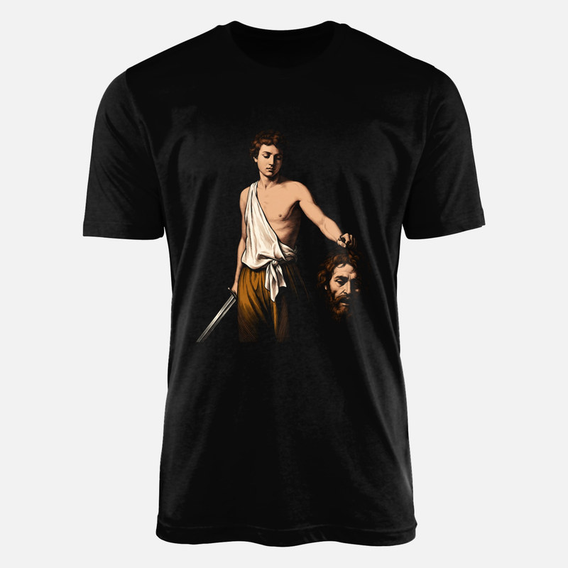 Camisetas: David con la cabeza de Goliat