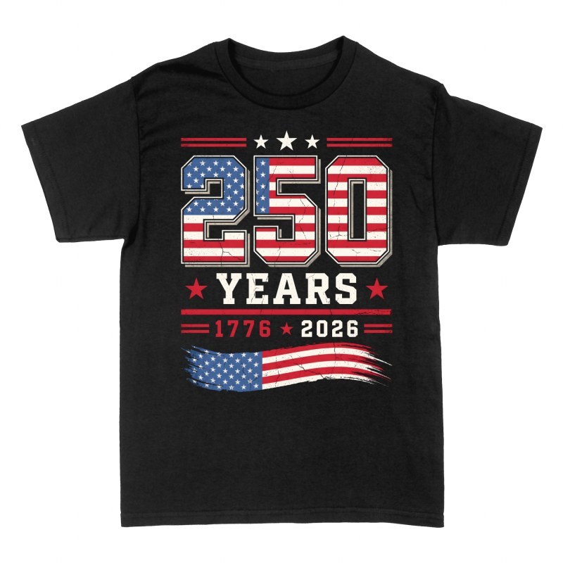 Camisetas: 250 a&ntilde;os Estados Unidos 1776