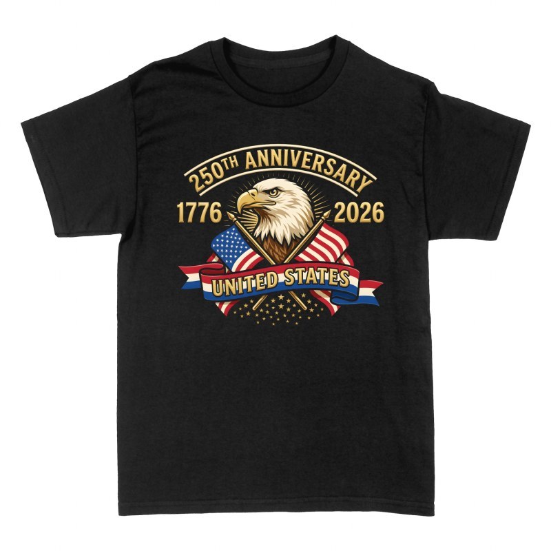 Camisetas: &Aacute;guila 250 aniversario Estados Unidos