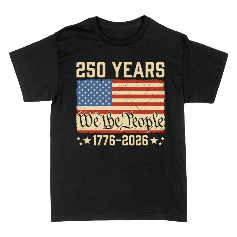 Camisetas: 250 a&ntilde;os We the People Estados Unidos