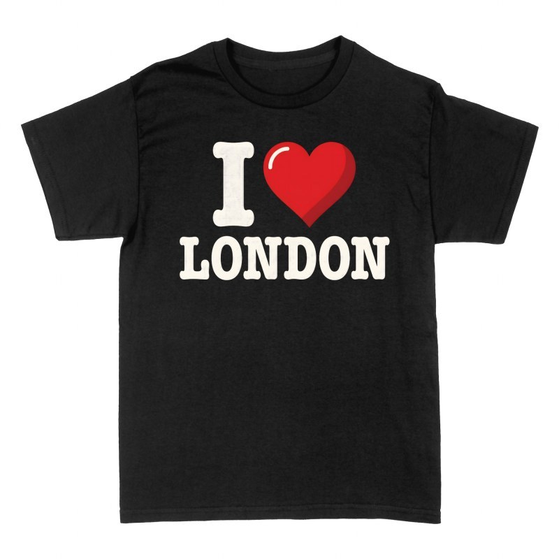 Camisetas: Amo Londres coraz&oacute;n cl&aacute;sico