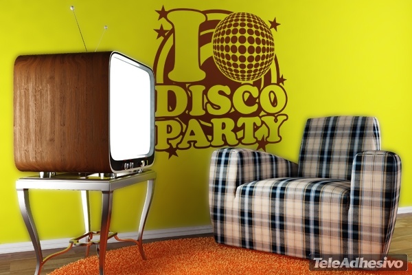 Vinilos Decorativos: Disco Party