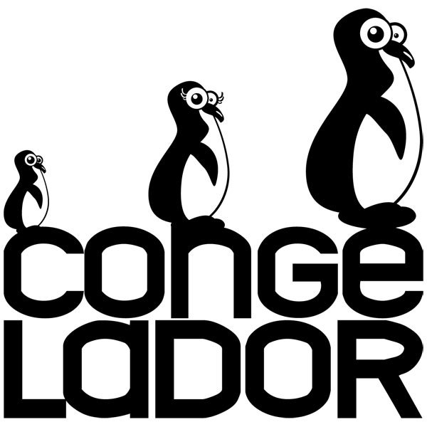 Vinilos Decorativos: Congelador pingüinos