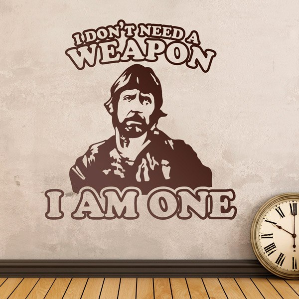 Vinilos Decorativos: Norris Weapon