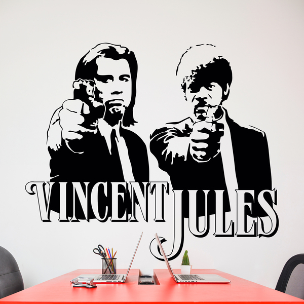 Vinilos Decorativos: Vincent y Jules 0