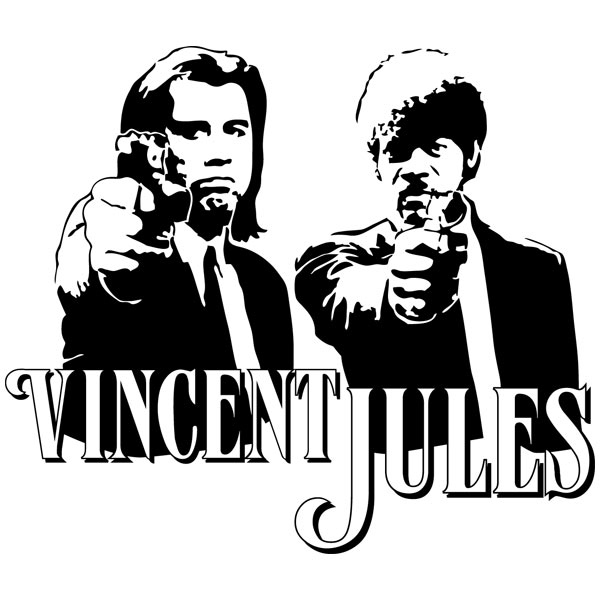 Vinilos Decorativos: Vincent y Jules