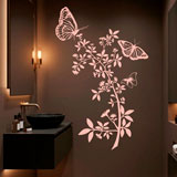 Vinilos Decorativos: Floral Atzureus 14