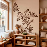 Vinilos Decorativos: Floral Atzureus 15