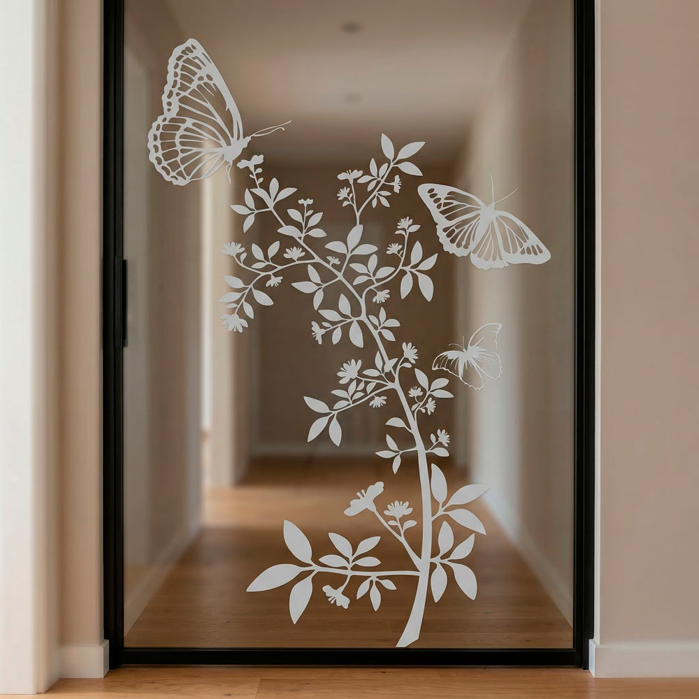 Vinilos Decorativos: Floral Atzureus