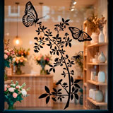 Vinilos Decorativos: Floral Atzureus 19