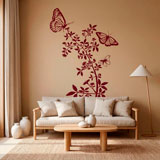 Vinilos Decorativos: Floral Atzureus 20