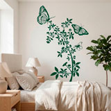 Vinilos Decorativos: Floral Atzureus 6