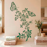 Vinilos Decorativos: Floral Atzureus 7