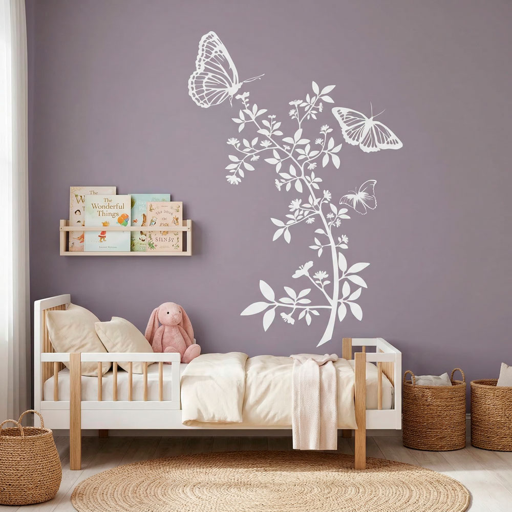 Vinilos Decorativos: Floral Atzureus