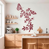 Vinilos Decorativos: Floral Atzureus 10