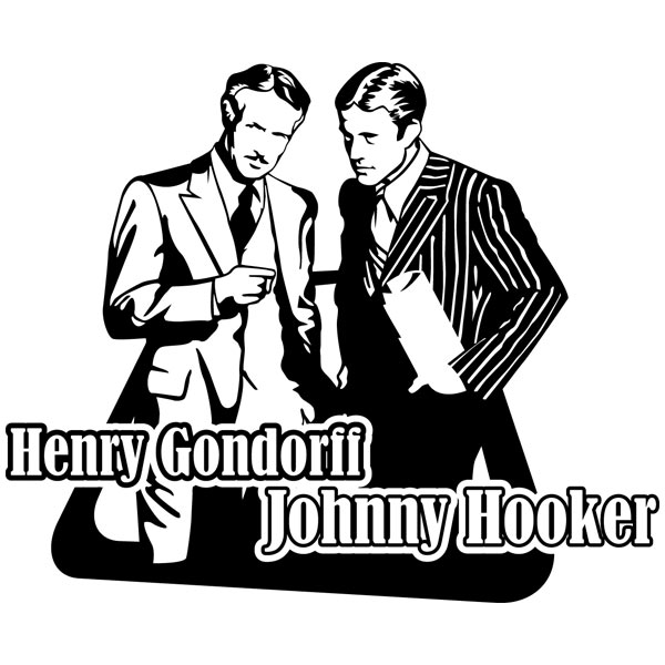 Vinilos Decorativos: Johnny Hooker  y Henry Gondorff