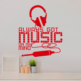Vinilos Decorativos: Always got music on my mind 2