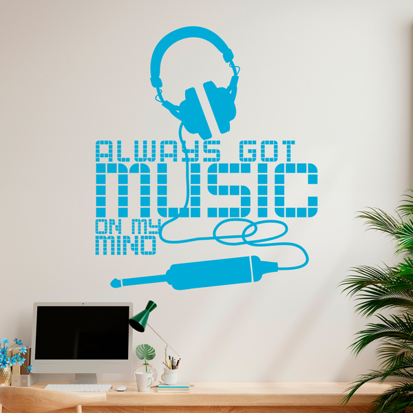 Vinilos Decorativos: Always got music on my mind