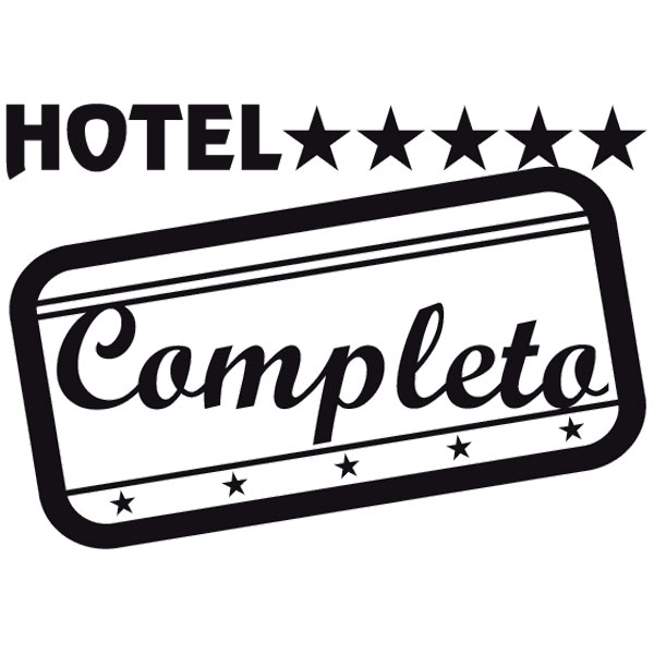Vinilos autocaravanas: Hotel Completo classic