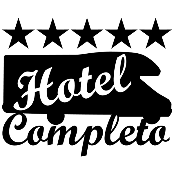 Vinilos autocaravanas: Hotel Completo caravana